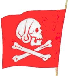 Самый первый пиратский флаг 
