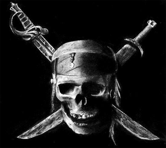 Знаменитая эмблема пиратов